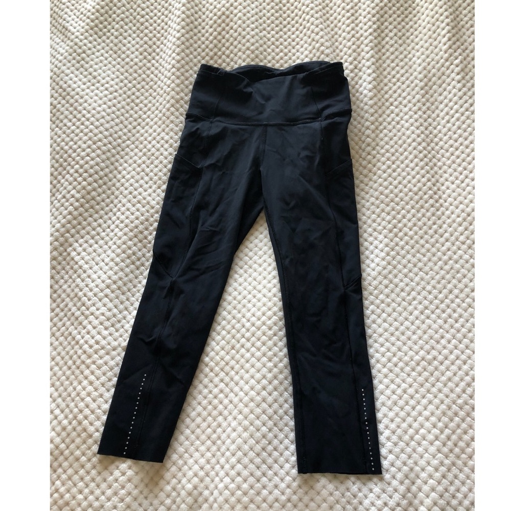 Lululemon Fast and Free Crop 19” size 4